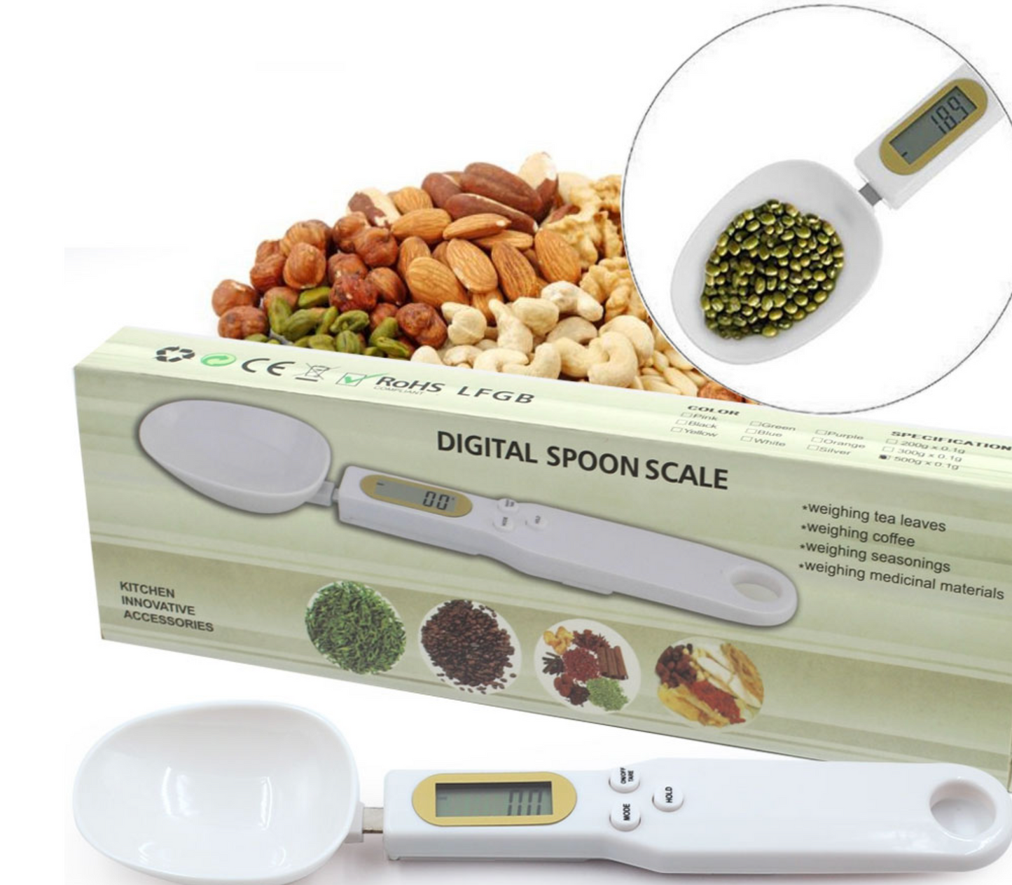 Cuchara Digital Con Gramera SpoonFit®